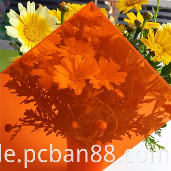 Ningbofarbene PC -Blech Festplatte Kunststoffblatt